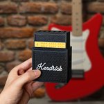 Amplificador Personalizado 3D Impreso Compacto Púas de Guitarra Plectro Expositor con Nombre Regalo de Cumpleaños para Músicos Guitarristas
