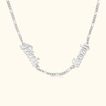 Personalised Minimalist Gothic Old English Nameplate Necklace Family Jewellery Birthday Halloween Gift for Women