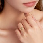 Misterio Personalizado Ajustable Color Cambio de Humor Anillo con Piedra Cumpleaños Navidad Día de la Madre Regalo para Mujeres