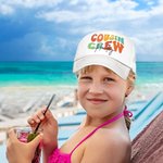 Personalizado colorido nombre de la letra Primo Crew Trucker Hat Mesh Gorra de béisbol con ajustable Snapback Cumpleaños Verano Regalo para los niños 