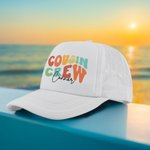 Personalizado colorido nombre de la letra Primo Crew Trucker Hat Mesh Gorra de béisbol con ajustable Snapback Cumpleaños Verano Regalo para los niños 