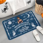Paillasson Antidérapant Personnalisé avec Nom et Dessin Sorcière Style Plaque Ouija Cadeau Halloween pour Famille