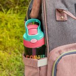 Personalized Cousin Crew 16oz Name Water Bottle with Straw and Spill-Proof Lid Kids Party Favor Gift for Boys Girls