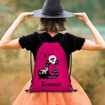 Bolsa de caramelos personalizada para Halloween con iniciales y nombre Truco o Trato Regalo para niños