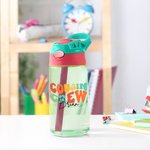 Personalized Cousin Crew 16oz Name Water Bottle with Straw and Spill-Proof Lid Kids Party Favor Gift for Boys Girls