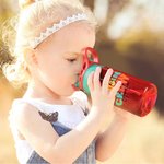 Personalized Cousin Crew 16oz Name Water Bottle with Straw and Spill-Proof Lid Kids Party Favor Gift for Boys Girls