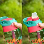 Personalized Cousin Crew 16oz Name Water Bottle with Straw and Spill-Proof Lid Kids Party Favor Gift for Boys Girls