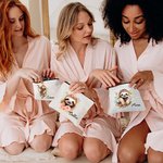Personalised Cute Floral Sloth Name Makeup Bag with Wristband Birthday Gift for Women Sloth Lovers
