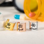 Etiquette stéthoscope personnalisée avec nom gravé Semaine des infirmières Graduation Remerciements Cadeau pour Docteur Infirmière