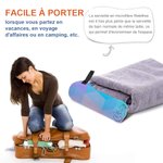 Serviette de Sport Portable Personnalisée avec Nom et Personnage Serviette Super Absorbante Cadeau Anniversaire pour Amateur de Sport Fitness