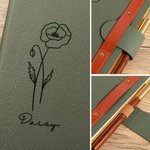 Set di penna e taccuino in pelle PU foderato A5 personalizzato con nome inciso Regalo di Natale di compleanno per insegnanti