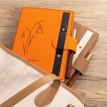 Set di penna e taccuino in pelle PU foderato A5 personalizzato con nome inciso Regalo di Natale di compleanno per insegnanti