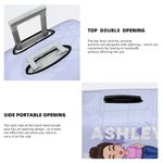 Personalized Just A Girl Boy Who Loves Traveling Luggage Protective Cover Fits 18-32 Inches Suitcase with Concealed Zipper Gift for Travel Lover