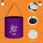 Personalizzato Halloween Zucca Neon Nome Fantasma Sacchetto regalo di caramelle con manico Dolcetto o scherzetto Regalo di festa per ragazzi Ragazze