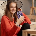 Personalizado lindo fantasma de la calabaza 3D funda de silicona con el nombre y la correa de muñeca de cuentas de Halloween regalo de cumpleaños para las mujeres niñas
