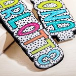 Personalised Colourful Dalmatian Dot Name Magnetic Bookmark Clips with Card Birthday Back to School Gift for Book Lover Bookworm