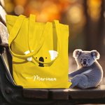 Personalizada Doble Cara Bolsa de Animales con Texto Colorido Arte Bolsa de Tote Accesorio Regalo de Vacaciones para Amantes de la Naturaleza Amantes 