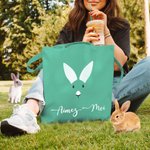 Personalizada Doble Cara Bolsa de Animales con Texto Colorido Arte Bolsa de Tote Accesorio Regalo de Vacaciones para Amantes de la Naturaleza Amantes 