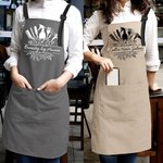 Personalised Multicolour Durable Waterproof Barber Element Apron with Text Barber Shop Beauty Salon Gift for Hair Lovers