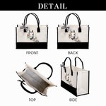 Personalised Floral Horse Large Canvas Tote Bag with Name and Waterproof Liner Birthday Gift for Women Horse Lovers