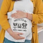 Personlig Söt 1-3 Hund Katt 100% Bomull Baby Bodysuit med Namn Dopgåva för Nyfödda Nya Föräldrar