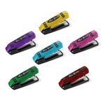 Personalised Glitter Stapler with Pencil and Crayon Design Rotatable Stapler Office Desk Accessory Graduation Back to School Gift for Teacher