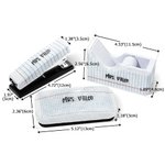 Personalized Glitter Pencil Crayon Notebook Design Stapler Tape Dispenser Board Eraser Set School Office Supplies Appreciation Gift for Teacher