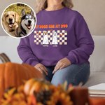 Sweatshirt Personnalisé avec 1-4 Chiens de Fantômes et Noms My Dog Is My Boo Cadeau Halloween pour Amoureux d'Animal de Compagnie