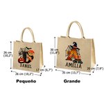 Personalizado Calabaza Murciélago Telaraña Truco o Trato Bolso de Yute con Inicial Nombre Reutilizable Accesorio Fiesta Halloween Regalo para Niños