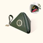 Personalized Portable Pyramid Name Jewellery Bag with Vine Leaf Design Zipper Wedding Birthday Gift for Women