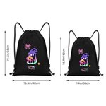 Bolsa de caramelos con cordón personalizada con nombre Fiesta de Halloween Truco o Truco Regalo para niños