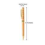 Personalized Mosaic Checkerboard Twist Action Wooden Ballpoint Pen with Engraved Text Graduation Appreciation Gift for Teacher Doctor Colleague