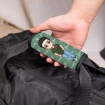 Personalized Cute Cartoon Character Set of 2 Luggage Handle Wraps with Name and Contact Card Travel Accessories Christmas Gift for Family Kids