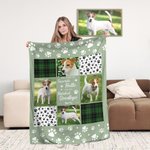 Favourite Hello, Hardest Goodbye Pet Photo Plush Blanket
