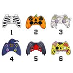 Gepersonaliseerde Pompoen Vampier Zombie Skelet Gamepad Deurmat met Naam Antislip Home Decor Halloween Herfst Cadeau voor Familie Videogame Liefhebbers