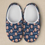 Personalizzato gelato pizza ananas faccia foto Avatar cotone peluche pantofole casa scarpe con nome regalo di compleanno per la famiglia amico