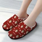 Personalizzato gelato pizza ananas faccia foto Avatar cotone peluche pantofole casa scarpe con nome regalo di compleanno per la famiglia amico