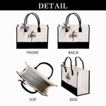 Personalized Watercolor Ballerina Street Dancer Large Canvas Tote Bag with Name Daily Training Essentials Birthday Gift for Dancer Women