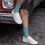 Personalisierte Mehrfarbige Lustige Gesicht Foto Socken mit Namen Geburtstag Weihnachten Geschenk für Familie Freunde