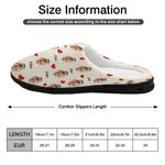 Personalizzato gelato pizza ananas faccia foto Avatar cotone peluche pantofole casa scarpe con nome regalo di compleanno per la famiglia amico