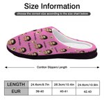 Personalizzato gelato pizza ananas faccia foto Avatar cotone peluche pantofole casa scarpe con nome regalo di compleanno per la famiglia amico