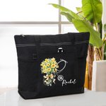 Personalizada Nacimiento Flor Estetoscopio Grande Bolsa de Tote con Nombre Graduación Médica Apreciación Regalo para Enfermera Médico Personal Médico