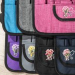 Personalised Portable Birth Flower Stethoscope Multi-compartment Waist Bag with Stethoscope Tape Holder Appreciation Christmas Gift for Medical Staff