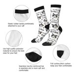 Personalized Multi-color Cute Paw Dog Cat Portrait Socks with Name Christmas Birthday Gift for Pet Lover