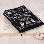 Personalizzato gotico Sun Moon Skeleton Ouija Board Button Book Sleeve Protector con nome Spooky Birthday Halloween Gift per gli amanti dei topi di biblioteca Ouija