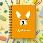 Cuaderno Personalizado Colorido Animal con Texto Doble Cara Patrón y Cola Cuaderno A5 Cumpleaños Vacaciones Regalo de Oficina para Estudiante Personal