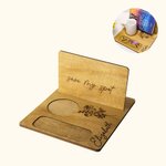 Regalo de Cumpleaños para los amantes de la Lectura Personalizado y Grabado Flor de Nacimiento Soporte de Madera para Libros Juego de Marcapáginas con