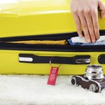 Personalisierter Metall Reisegepäck-Anhänger mit Text Gravur und Schlüsselring aus Drahtseil Langlebige Rucksack Koffer Etikette Geschenk für Reisende