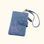 Portefeuille Tri-Plié Personnalisé avec Signe Astrologique et Nom Style Incarnation de Zodiaque et Étoiles Cadeau Anniversaire Noël pour Femme
