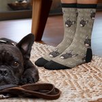 Calzini personalizzati multicolore con foto di cani e gatti con nome, regalo di compleanno per gli amanti degli animali.